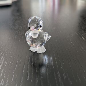 Swarovski Clear Faceted Duck Figurine